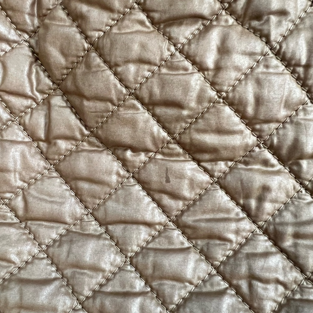 MZ Wallace Quilted Tote - Rose Gold Brown Medium w pouch - Picture 4 of 10